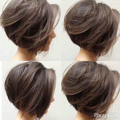 Hair Styling Ideas, Hair Upstyles, Shot Hair Styles, Penteado Cabelo Curto, Haircut For Thick Hair, Haircuts For Fine Hair, Short Hair Haircuts, Short Hair With Layers, Accessories Fashion