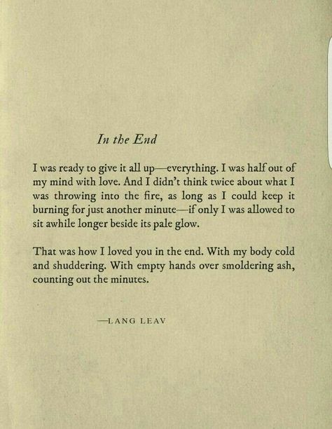 to lose your soulmate... Relationship Ending, Lang Leav, Quotes Relationship, Love Hurts, Ideas Quotes, Poetry Words, Poem Quotes, A Poem, New Quotes