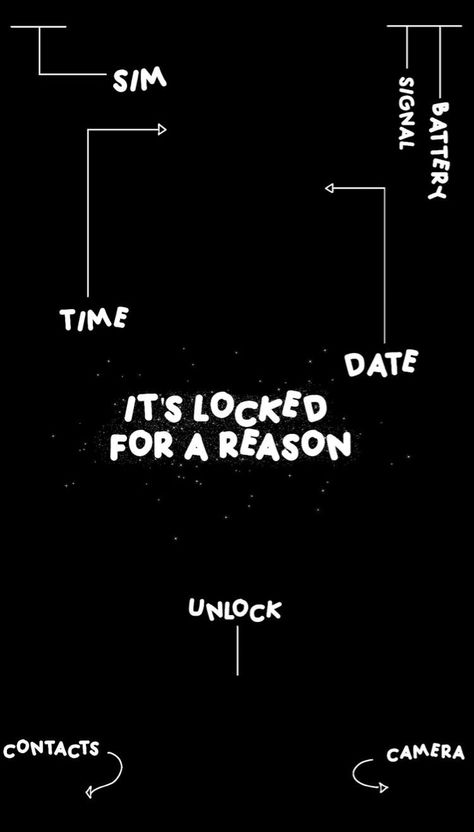 It's Locked For A Reason, Cool Wallpapers For Teens, It's Locked, Cool Wallpapers, For A Reason, Lock Screen, Screen, Wallpapers, Black And White