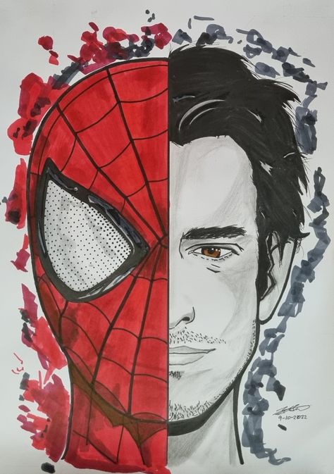 Andrew Garfield Spiderman Drawing Andrew Garfield, Spiderman Andrew Garfield, Spider Man Andrew Garfield, Spiderman Andrew, Greek Drawing, Peter Parker Andrew Garfield, Spider Man Peter Parker, Spiderman Painting, Andrew Garfield Spiderman