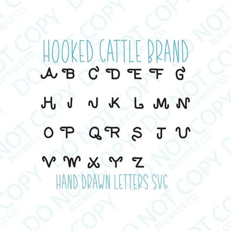 Handdrawn Brand Alphabet SVG Hooked Brand SVG Digital Download svg for cricut Cattle Brand svg - western svg - Brandin SVG Western font Font fonts #font #fonts 4.515 Magnolia Font, Country Fonts, Chalkboard Art Quotes, Western Svg, Svg Western, Free Handwritten Fonts, Western Font, Cattle Brands, Free Script Fonts