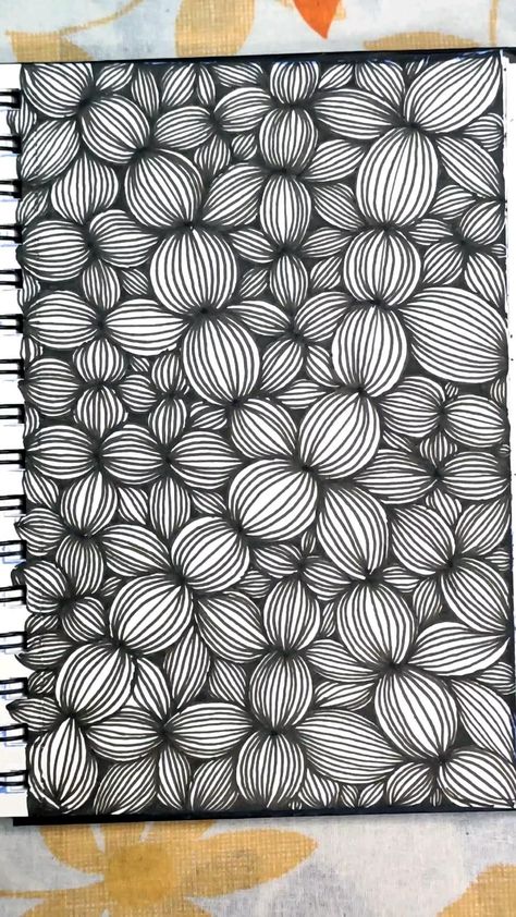 Doodle Simple, فن الرسم بالمسامير, Doddle Art, Line Doodles, Zen Doodle Patterns, Technical Pen, Easy Mandala Drawing, Easy Doodle, Pen Art Drawings