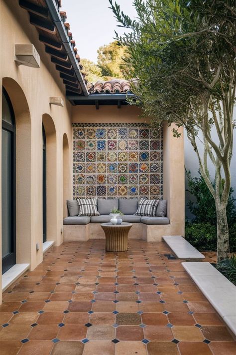 Discover 20 stunning outdoor tile ideas that will elevate your patio’s design. From mosaics to wood-look tiles, these ideas are sure to create an inviting and stylish outdoor area. #OutdoorTiles #PatioDesign #HomeImprovement Outdoor Tile Ideas, Balcony Tiles Floors, Mosaic Patio, Balcony Tiles, Outdoor Tile, Balcony Flooring, Tiles Ideas, Mosaic Floor Tile, Patio Tiles