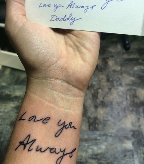 Wrist tattoo in memory of dad Tattoo In Memory Of Dad, Tattoo In Memory, In Memory Of Dad, Wrist Tattoo, Tattoo Idea, Wrist Tattoos, Tattoo Quotes, Tatting, Body Art