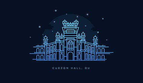 Curzon hall of Dhaka university illustration on @behance #illustration #dhaka #dhakaillustration #lineart #dharaart #bangladesh #lineart #bangladeshart #minialillustration #curzon #curzonhall #du #dhakauniversity #duillustration #dhakauniversityart #duilineart # University Illustration, Curzon Hall, Dhaka University, Behance Illustration, Dhaka City, Best Architecture, Line Art Illustration, City Logo, Architectural Section