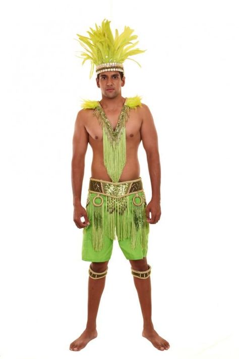 Brazilian Costume, Brazil Costume, Brazilian Carnival Costumes, Rio Party, Caribbean Carnival Costumes, Movie Date Outfits, Men Costumes, Brazilian Samba, Carnival Fashion