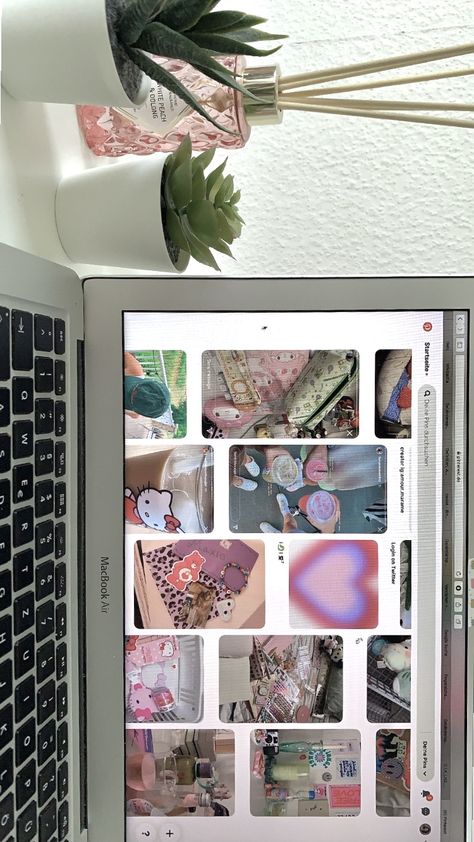 #laptop #aesthetic #instagramstory #pinterest #pink #ideas On Laptop Aesthetic, Laptop Aesthetic, Pink Ideas, Instagram Inspo, Pink Aesthetic, Instagram Story, Polaroid Film, Laptop, Electronic Products