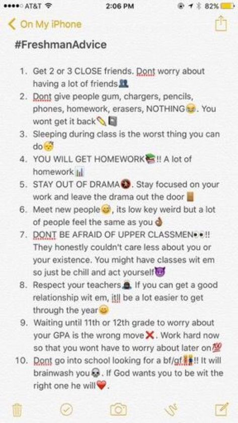 High School Preparation, Highschool Tips, Baddie Essentials, High School Prep, Baddie Advice, School Doodle, Freshman Advice, Freshman Tips, Middle School Hacks