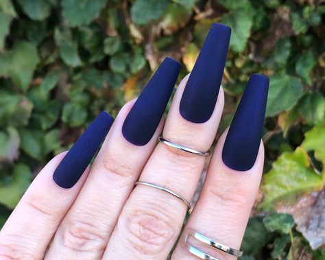 Blue Press On Nails, Hand Painted Nails, Summer Nails Almond, Alcohol Pads, Aqua Nails, Nails Matte, Nails Stiletto, Ultramarine Blue, Blue Acrylic Nails