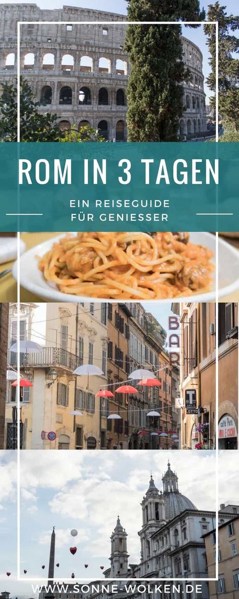 Rom in drei Tagen? Mein Rom Guide für Genie�er Rome Guide, Best Places In Europe, Europe Continent, Africa Destinations, Destination Photography, Living In Europe, Places In Europe, Italy Vacation, Europe Travel Tips