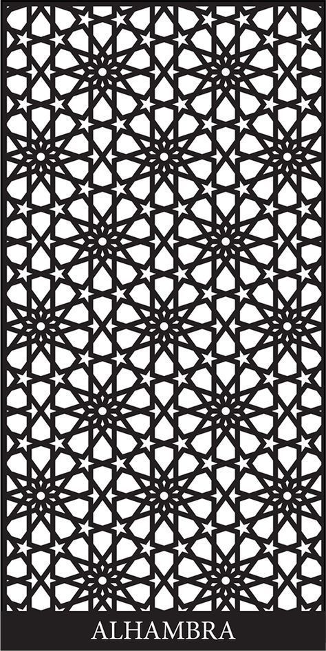 a571a0653ae6b6d2c20fbc17cefaf43a dxf File Metal Garden Screens, Motif Arabesque, Jaali Design, Laser Cut Screens, Laser Cut Panels, Islamic Patterns, Laser Cut Patterns, Cnc Design, Metal Screen