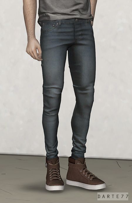 Playing Sims 4 — darte77: T- Shirt - 25 swatches - Base game... Shirt Tied Around Waist, The Sims 4 Pack, Sims 4 Men Clothing, Sims 4 Male Clothes, Clothes Cc, Ripped Jeggings, Play Sims 4, Male Clothes, Male Clothing