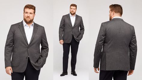 Fashion For Big Guys, Structured Clothing, Outfits For Big Men, Sport Coat Outfit, Big Men Fashion, Big Guys, Big And Tall Outfits, Moda Plus, Big Men