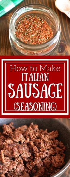 Make Italian Sausage, Dehydration Recipes, Italian Sausage Seasoning, Sausage Spices, Spice Chart, Homemade Italian Sausage, Spicy Italian Sausage, Spice Rubs, Italian Sausages