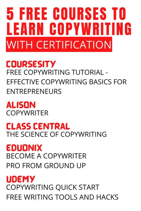 free copywriting course Learn Copywriting, Resume Skills List, Writing Power, Free Learning Websites, Courses To Learn, Free Online Education, Copywriting Business, Business Plan Outline, Copy Writing