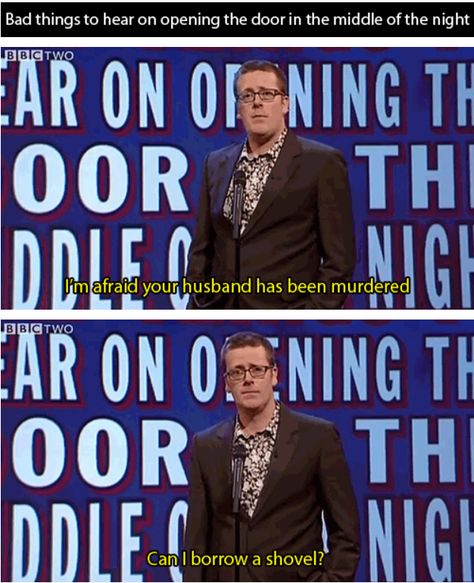 "Do you dream of longer, fuller lashes? Then you should reevaluate your priorities." British Jokes, British Comedians, Frankie Boyle, Mock The Week, Russell Howard, James Acaster, Epic Fail Pictures, English Comedy, Improv Comedy