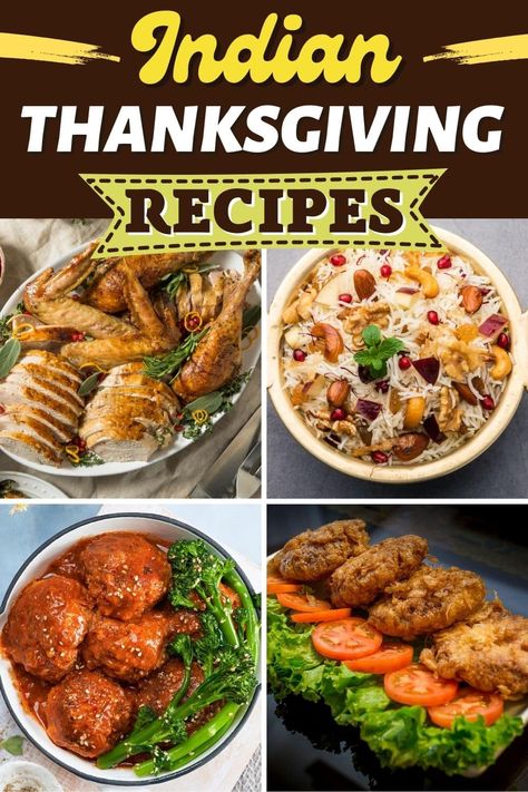 Make your next holiday feast one to remember with these bright and comforting Indian Thanksgiving recipes. They're flavorful, filling, and super delish. Thanksgiving Indian Recipes, Indian Turkey Recipe, Desi Thanksgiving Recipes, Indian Thanksgiving Recipes, Asian Thanksgiving, Indian Thanksgiving, Thanksgiving 2023, Recipes With Chicken, Holiday Dinner Table