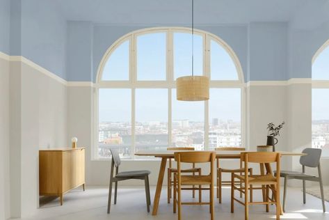 This week the Stirling Prize shortlist was revealed Paint Trends, Dulux Paint, Blue Paint Colors, Paint Brands, Paint Shades, Blue Bedroom, Interior Trend, Blue Paint, Color Of The Year