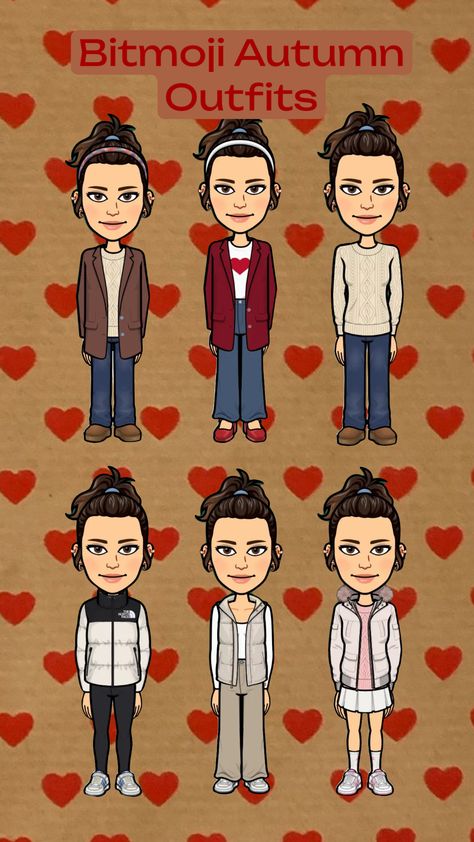 #bitmoji #outfitinspo #autumn #autumnaesthetic #fall #fallaesthetic #beauty #bitmojioutfit #bitmojioutfitideas Autumn Bitmoji, Fall Bitmoji, Fall Bitmoji Outfits, Bitmoji Outfits, Autumn Aesthetic, Your Aesthetic, Connect With People, Creative Energy, Snapchat