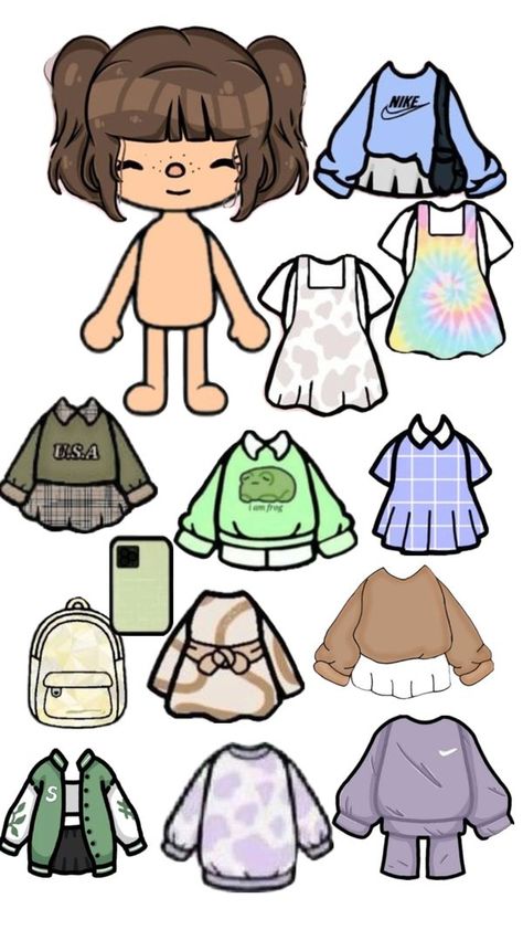 Check out StarGirl9877's Shuffles Paper Toca life doll Toca Boca Paper Doll Hair, Toca Boca Doll Paper, Toca Boca Paper Doll, Princess Paper Dolls Printable, Custom Paper Dolls, Princess Paper Dolls, Free Printable Paper Dolls, Paper Dolls Clothing, Paper Dolls Diy