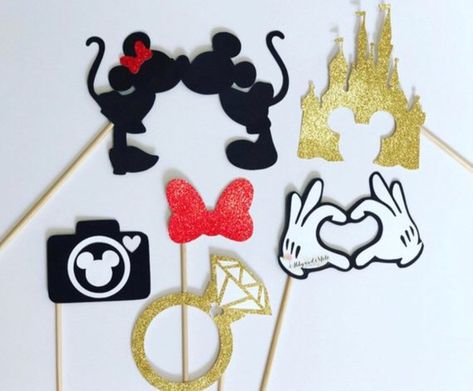 Disney Backdrop Photo Booths, Beauty And Beast Photo Booth Props, Disney Photo Booth Props, Disney Photobooth Props, Photobooth Props Printable Wedding, Photobooth Accessoires, Disney Props, Photobooth Props Printable, Wedding Photo Booth Props