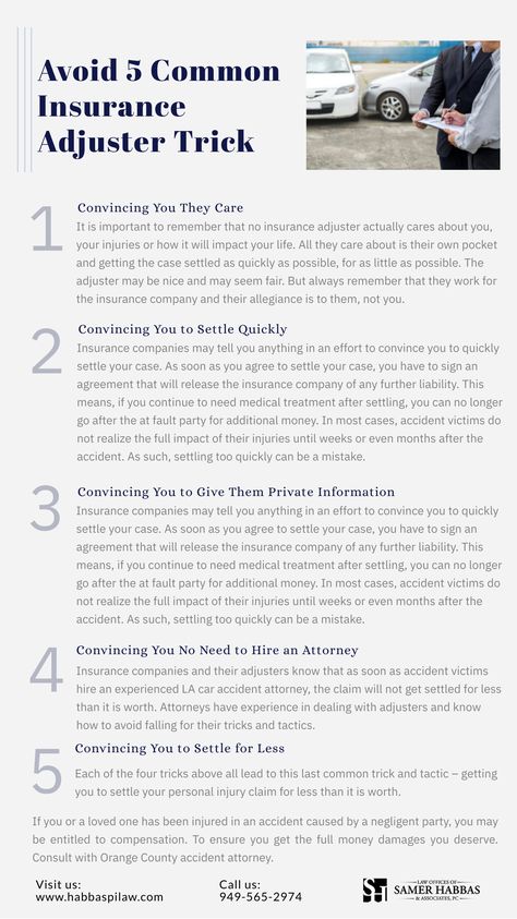 In a perfect world, if you were injured in an accident, the party who caused the accident would admit fault and their insurance carrier would offer you a reasonable settlement for your injury claim. Unfortunately, in most cases, the insurance adjuster for the liable party often tries to lower the value of the claim by playing what some would consider unfair tricks. Insurance Claims Adjuster, Claims Adjuster, Insurance Adjuster, In A Perfect World, Insurance Claim, Perfect World, Care About You, Car Insurance, Insurance