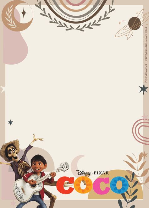 Awesome 8+ Musical Fiesta With Coco And Friends Birthday Invitation Templates #free #freeinvitation2019 #birthday #disney #invitations #invitationtemplates Coco Invitations, Friends Birthday Invitation, Disney Invitations, Birthday Disney, Free Birthday, Friends Birthday, Diy Paint, Templates Free, 1st Bday