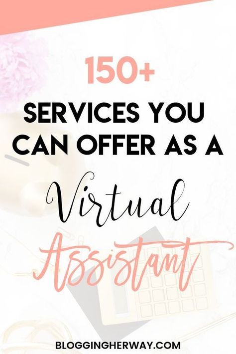 150+ Profitable Virtual Assistant Services You Can Offer Virtual Assistant Tools, Virtual Assistant Training, Virtual Assistant Jobs, Finance Jobs, Executive Assistant, Virtual Assistant Business, Pinterest Management, Virtual Assistant Services, Small Business Tips