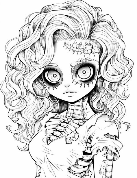 Dark Disney Coloring Pages For Adults, Free Halloween Coloring Pages For Adults, Scary Coloring Pages For Grown Ups, Cute Witch Coloring Pages, Gothic Coloring Pages For Adults, Tattoo Coloring Pages For Adults, Art Plastique Halloween, Skeleton Coloring Pages, Halloween Adult Coloring Pages