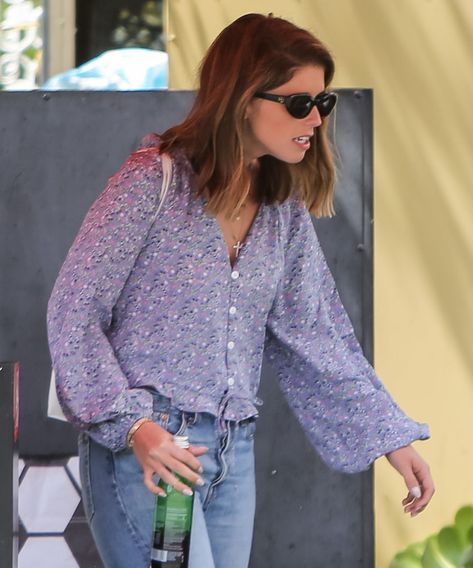 Katherine Schwarzenegger Just Revealed A Major Newlywed Chop #refinery29 https://www.refinery29.com/en-us/2019/08/240141/katherine-schwarzenegger-short-lob-haircut-2019 Katherine Schwarzenegger Hair, Katherine Schwarzenegger Style, Short Lobs, Short Lob, Hair Change, Katherine Schwarzenegger, Huge Hair, Lob Haircut, Chris Pratt