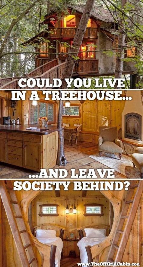 Fairytale Treehouse, Beautiful Tree Houses, Tree House Diy, Chalet Design, Swiss Chalet, Cool Tree Houses, Tree House Designs, Teds Woodworking, Cabin Homes