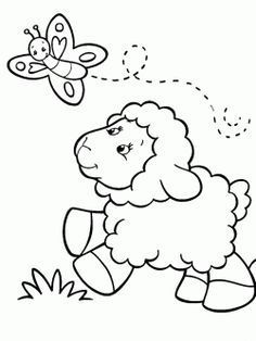 Owl Baby Quilts, Big Horn Sheep, Story Books Illustrations, Food Coloring Pages, Love Coloring Pages, Baby Sheep, Easy Drawing Tutorial, Colouring Printables, Kids Story Books