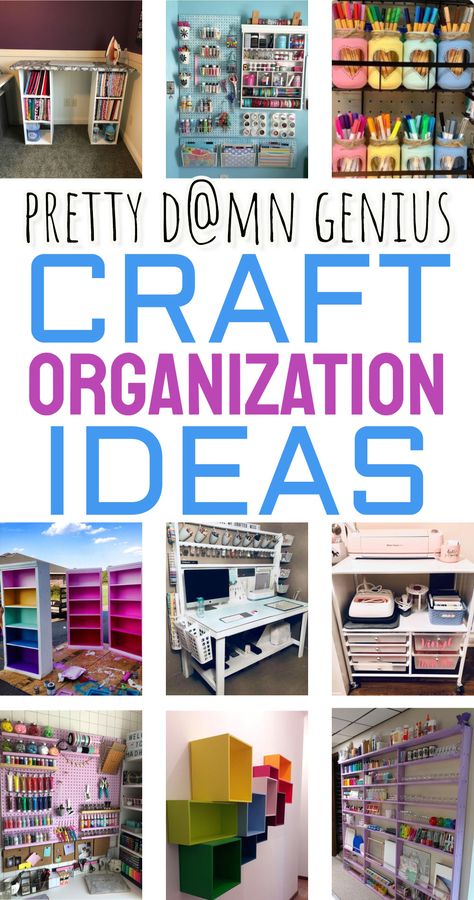 craft storage ideas for small spaces diy projects budget organization hacks and budget-friendly craft room organization ideas Storage For Silk Flowers Craft Rooms, Craft Room Closet Storage, Craft Room Desks And Storage, Craft Room Wall Organization Ideas, Craft Room On A Budget Diy, Craft Storage Ideas Diy, Organizing Ideas For Craft Room, Craft Room Makeover Ideas, Diy Craft Room Organization Storage