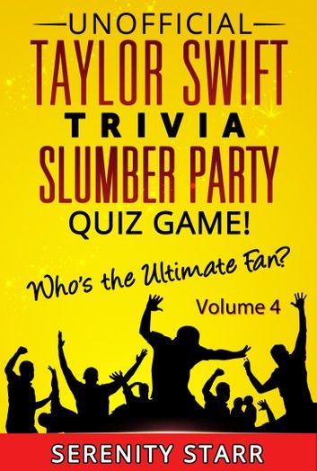 Unofficial Taylor Swift Trivia Slumber Party Quiz Game Volu... Taylor Swift Trivia, Taylor Swift Quiz, Taylor Swift Birthday Party Ideas, Autobiography Books, 50 Questions, Girl Spa Party, Slumber Party Games, Taylor Swift Party, Taylor Swift Birthday