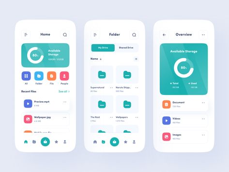 Cloud Storage App by Choirul Syafril for One Week Wonders on Dribbble App Dashboard Ui, Mobile App Dashboard, Quran App, App Dashboard, Dashboard Mobile, Android App Design, Ui Ux App, App Interface Design, Ui Design Website