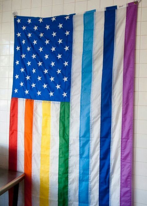 I need this because reasons Rainbow American Flag, Rainbow Images, Gay Pride Flag, Terry Richardson, Pansexual Pride, Lgbt Rights, Brooklyn Baby, Love Rainbow, Lgbtq Pride