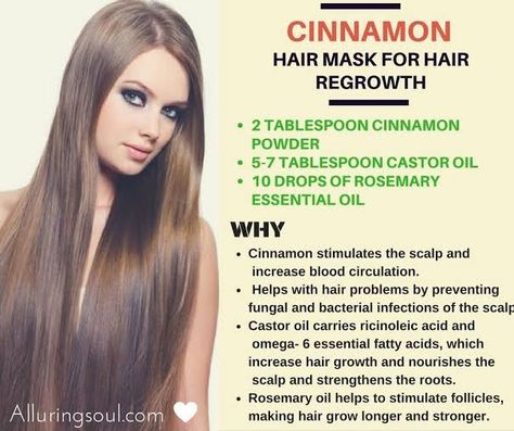 Cinnamon For Hair, Hair Fall Remedy, Cinnamon Hair, Hair Growth Secrets, Increase Hair Growth, Hair Mask For Growth, Hair Masks, Grow Long Hair, Diy Hair Care