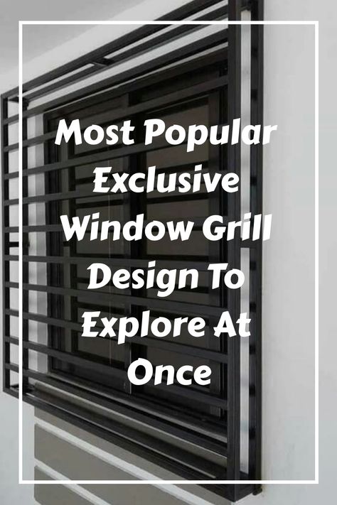 [Sponsored] Window Grill Design - Modern Window Aesthetics Home Decoration Design #homewindowgrilldesign Window Grill Design Modern Ideas, Return Air Grill, Grill Design Modern, Gate For Home, Modern Window Grill, Home Window Grill Design, Window Safety, Window Grill Design Modern, Door Grill