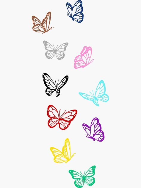 "Taylor Swift Eras Butterflies" Sticker for Sale by juliecarrot Taylor Swift Album Symbols, Taylor Swift Clipart, Taylor Swift Butterfly, Taylor Swift Eras, Taylor Swift Album, Taylor Swift, Butterflies, Swift, Clip Art