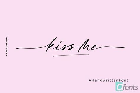 Kiss Me Tattoo, Kiss Tattoos, Kiss My Neck, Tramp Stamp Tattoos, Phrase Tattoos, Cursive Tattoos, Start Youtube Channel, Tattoo Concepts, Underboob Tattoo