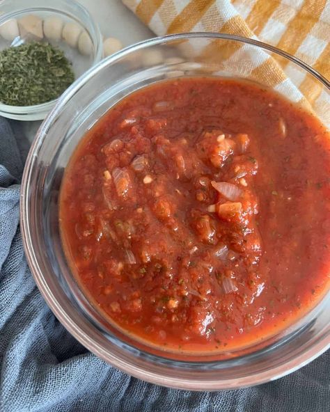 Low Sodium Spaghetti or Marinara Sauce - Recipe Diaries Low Sodium Spaghetti, Low Sodium Pasta Sauce, Low Sodium Spaghetti Sauce, High Blood Pressure Diet Meals, Starchy Sides, Lite Recipes, Sodium Foods, Dash Diet Meal Plan, Recipe Diaries