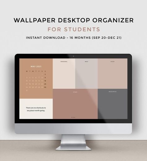 Iphone Wallpaper Organizer, Wallpaper For School, Organization Wallpaper, Desktop Screensaver, Computer Organization, Apple Hacks, Desktop Ideas, Desktop Organiser, Wallpaper Organizer