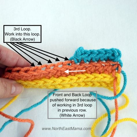 Tutorial: Crochet Camel Stitch | Camel Stitch Crochet, Foundation Half Double Crochet, Crochet Headbands, Crochet Knit Stitches, Knit Stitches, Learn How To Crochet, Easy Stitch, Crochet Cushions, Tutorial Crochet