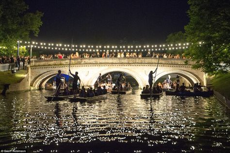 Cambridge students celebrate the end of exams at May Ball | Daily Mail Online May Ball Cambridge, Cambridge Aesthetic, Rivers Of London, Cambridge Student, The Royal Romance, Royal Romance, Hot Couture, I Love My Life, University Of Cambridge