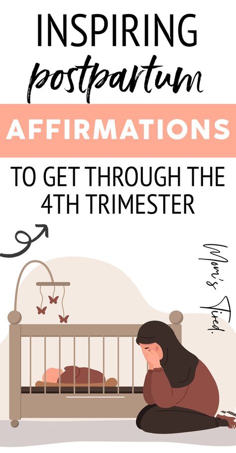 a mom struggling with postpartum and her baby - postpartum affirmations Postpartum Hormones, Postpartum Affirmations, Postpartum Tips, Postpartum Fitness, Fourth Trimester, Post Pregnancy Workout, Birth Affirmations, Pregnancy Hormones, Postpartum Body