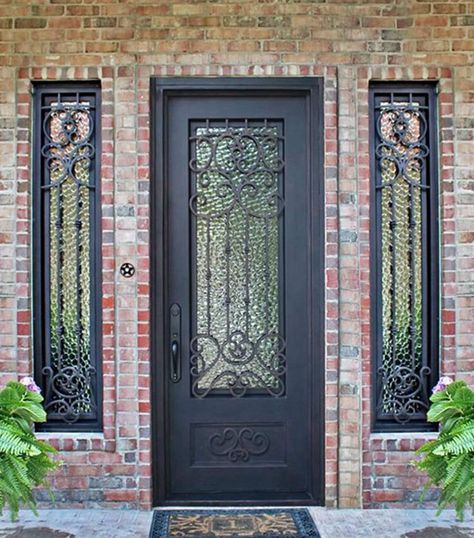 Glass front door ideas