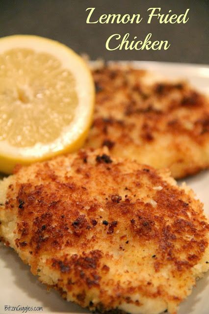 Lemon Fried Chicken - An Eva Longoria exclusive recipe that I just had to share! This chicken is panko dipped, pan-fried and then splashed with lemon at the end. It is out of this world good! {BitznGiggles.com}  #EvaLongoria, #Lemon, #Chicken Recipes Oven, Think Food, Eva Longoria, Lemon Chicken, White Rice, Brown Rice, Turkey Recipes, Chicken Dinner, Chicken Dishes