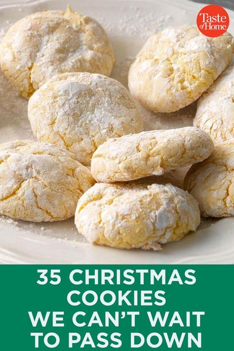 Food Network Christmas Cookies, Cookies For Christmas Party, Best Tasting Christmas Cookies, Taste Of Home Christmas Recipes, Different Types Of Cookies Recipes, Best Cookies For Christmas, Taste Of Home Christmas Cookies, Best Christmas Cookies Recipes Popular, Best Xmas Cookies