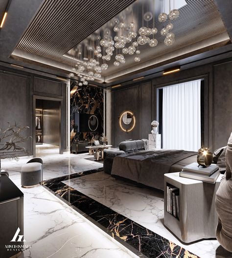 𝐋𝐔𝐗𝐔𝐑𝐘 𝐌𝐀𝐒𝐓𝐄𝐑 𝐁𝐄𝐃𝐑𝐎𝐎𝐌 𝐃𝐄𝐒𝐈𝐆𝐍 on Behance Mysterious Interior, Extravagant Homes, Chicago House, Hello Future, Luxury Bedroom Decor, Bedroom Interior Design Luxury, Room Aesthetics, Modern Luxury Bedroom, Luxury Bedroom Design