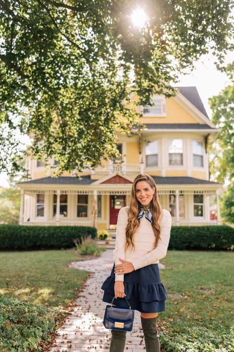 An October Day In New England England Fall Outfits, Preppy Witch, New England Fall Outfits, New England Preppy, England Outfits, Nordstrom Boots, New England Prep, New England Fashion, Jcrew Coat